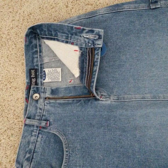 REVOLT JEANS SKIRT!... Blue Front Zip 5 Pocket Denim Straight Skirt - Picture 6 of 7